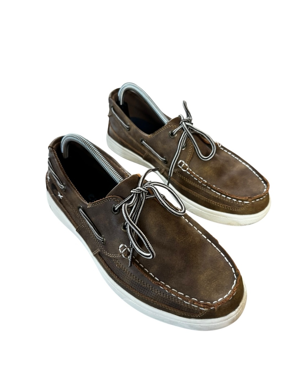 Men’s Island Surf Company Size 9.5 Brown Lightweight Boat Shoes